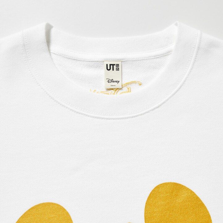 sudadera con capucha blanca uniqlo mickey shines ut graphic para hombre