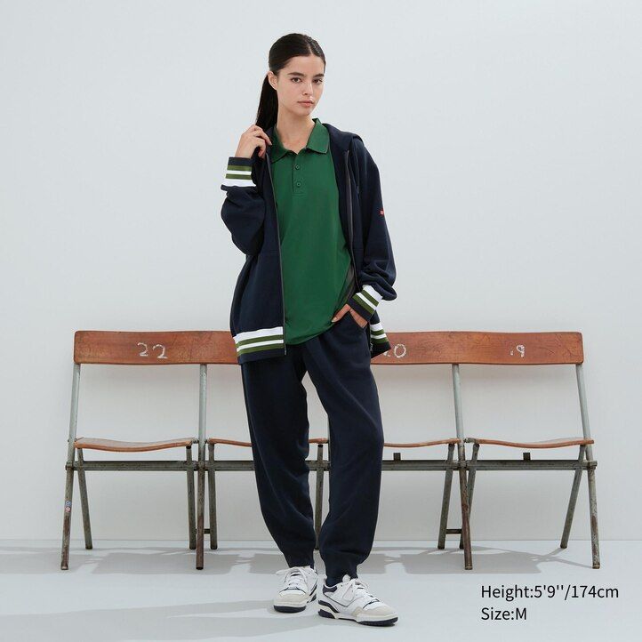 sudadera con capucha y cremallera uniqlo blanca para hombre