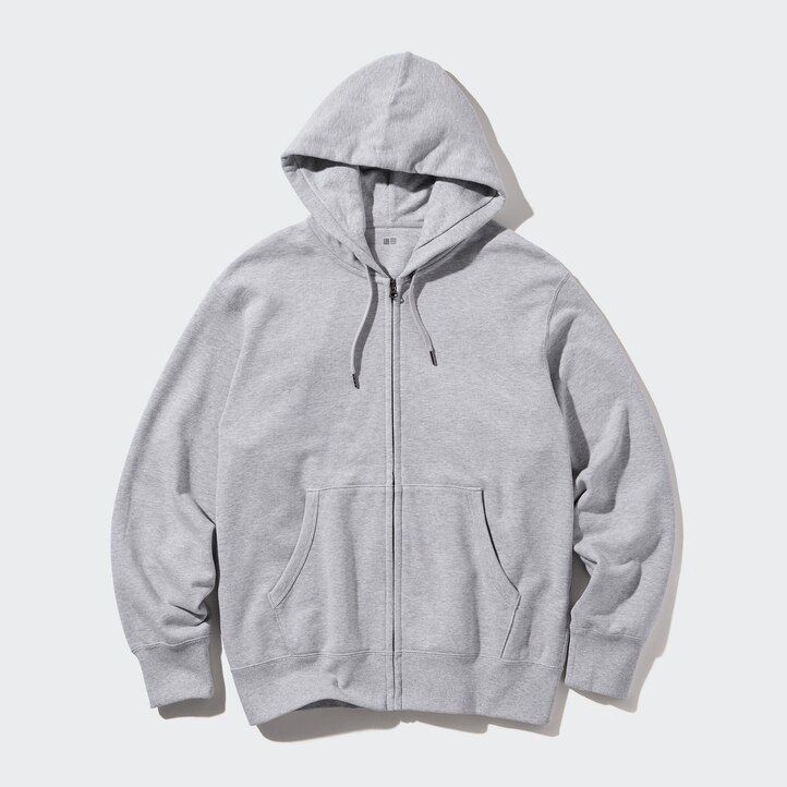 sudadera con capucha y cremallera uniqlo sweat para hombre azul