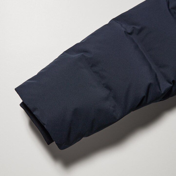 chaquetas de plumón sin costuras uniqlo negras para hombre