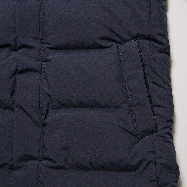 chaquetas de plumón sin costuras uniqlo negras para hombre
