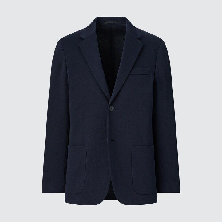 chaquetas uniqlo comfort para hombre en gris oscuro