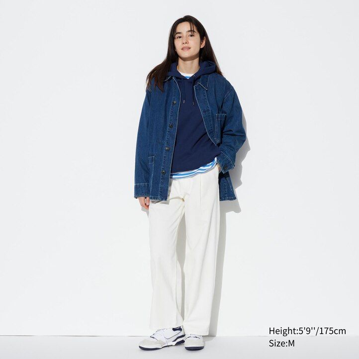 chaquetas vaqueras utilitarias uniqlo para hombre en azul