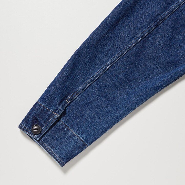 chaquetas vaqueras utilitarias uniqlo para hombre en azul