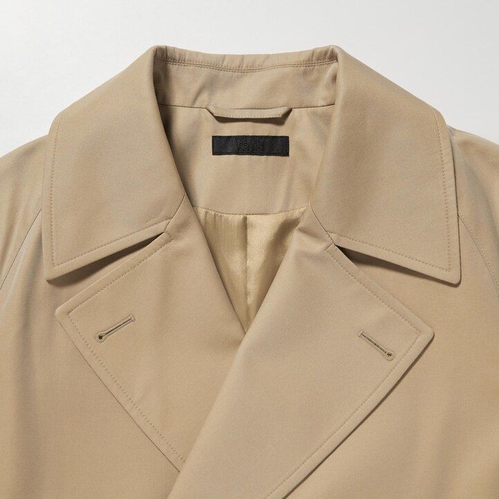 chaquetas tipo gabardina uniqlo para hombre en color azul marino