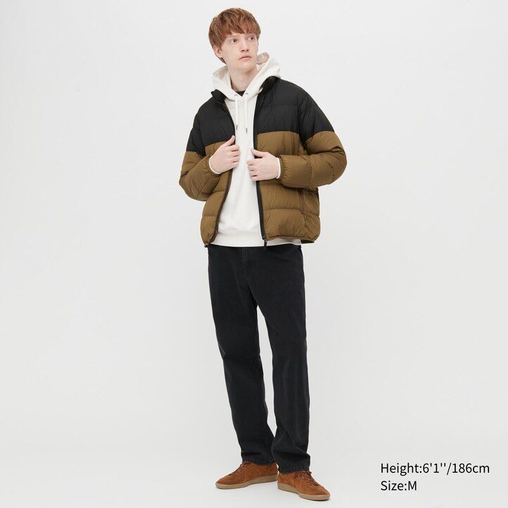 chaquetas uniqlo ultra light down 3d cut para hombre color marrón