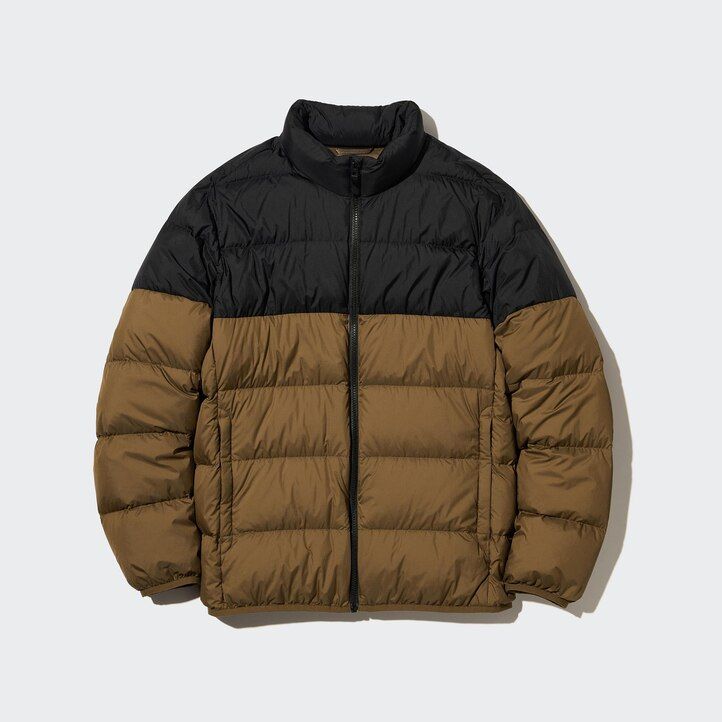 chaquetas uniqlo ultra light down 3d cut para hombre color marrón