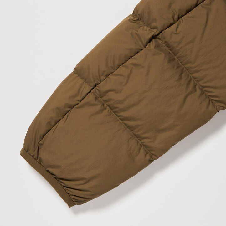 chaquetas uniqlo ultra light down 3d cut para hombre color marrón