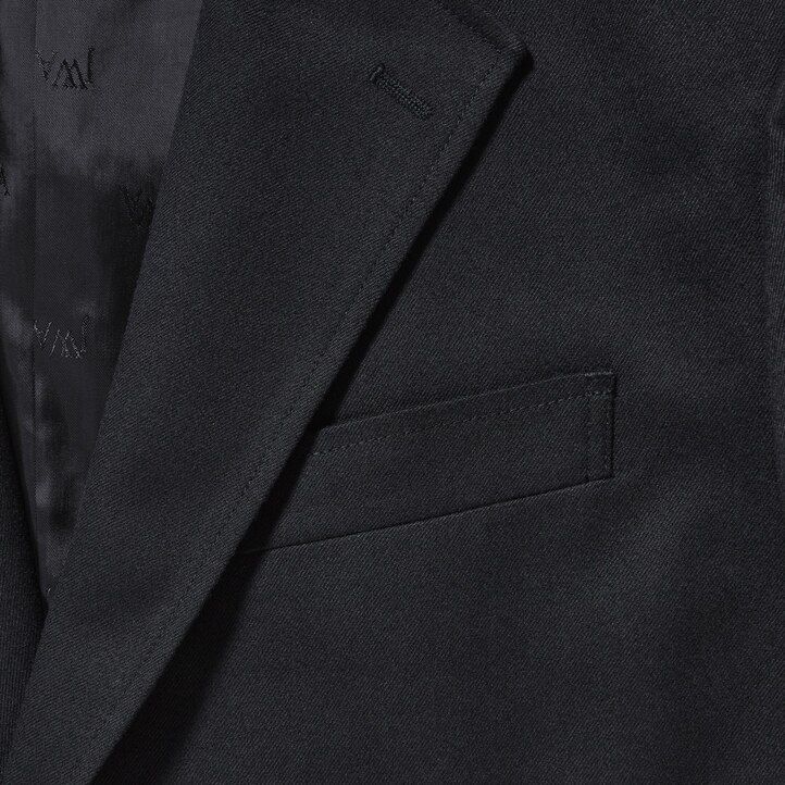 chaquetas a medida uniqlo para hombre en azul marino