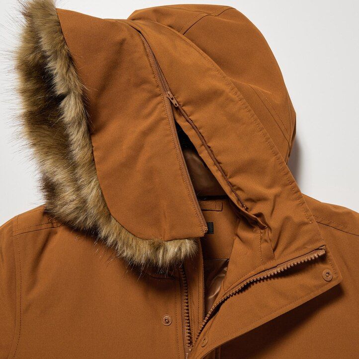 chaquetas de plumón híbridas ultra cálidas uniqlo para hombre color negro