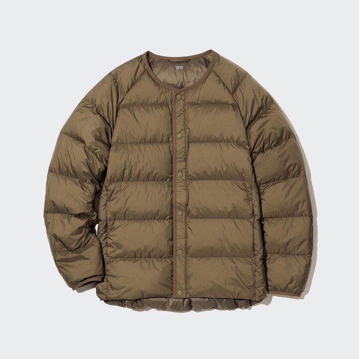 chaquetas de plumón reciclado uniqlo 100 gris para hombre