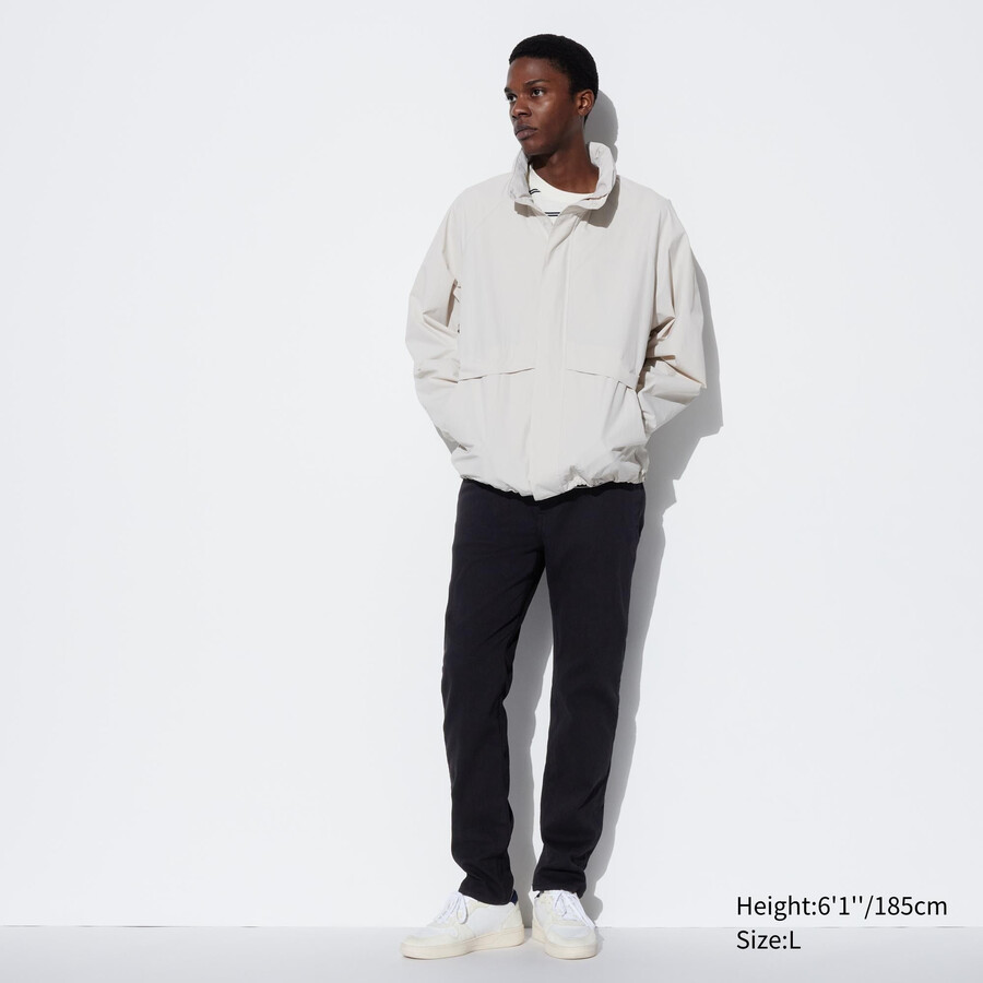 vaqueros uniqlo ezy ultra stretch para hombre color negro