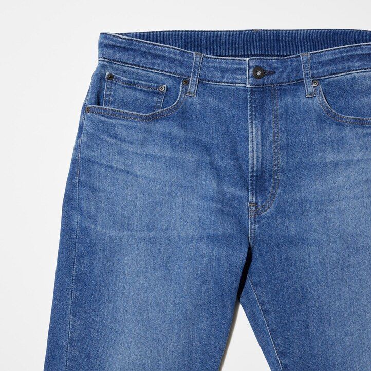 vaqueros uniqlo ezy ultra stretch para hombre color negro