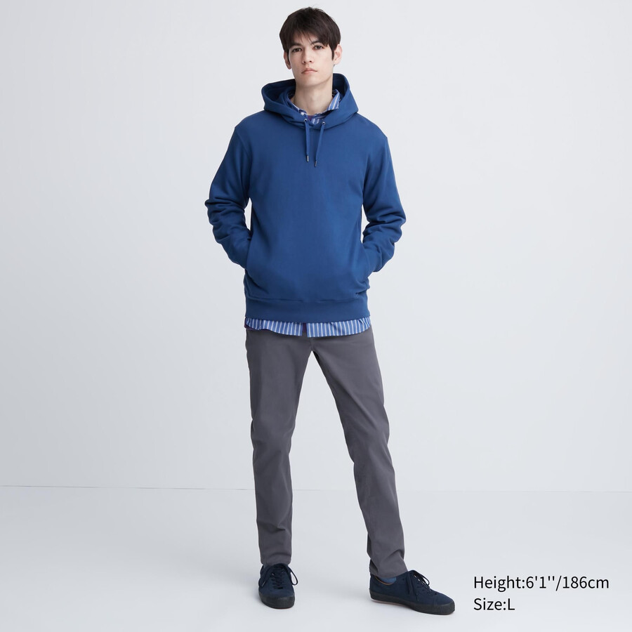vaqueros ajustados ultraelásticos uniqlo de color gris para hombre