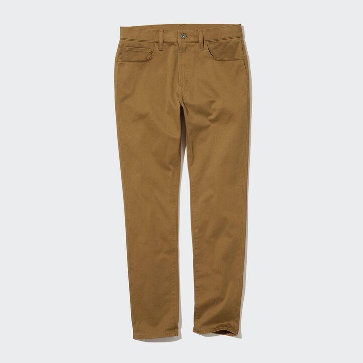 vaqueros ajustados ultraelásticos uniqlo de color gris para hombre