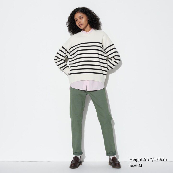 vaqueros ajustados ultraelásticos uniqlo para hombre en color oliva
