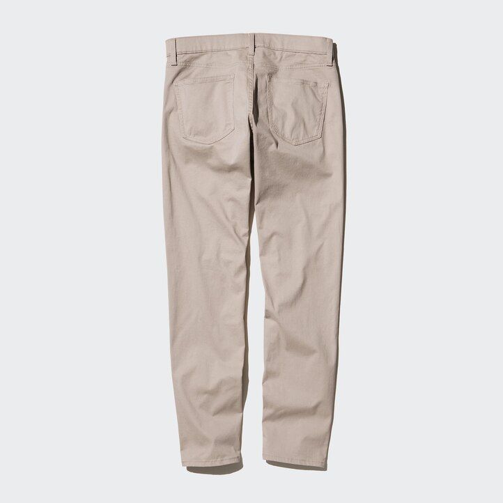 vaqueros ajustados ultraelásticos uniqlo para hombre en color oliva