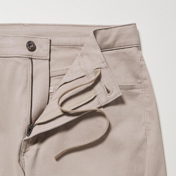 vaqueros ajustados ultraelásticos uniqlo para hombre en color oliva