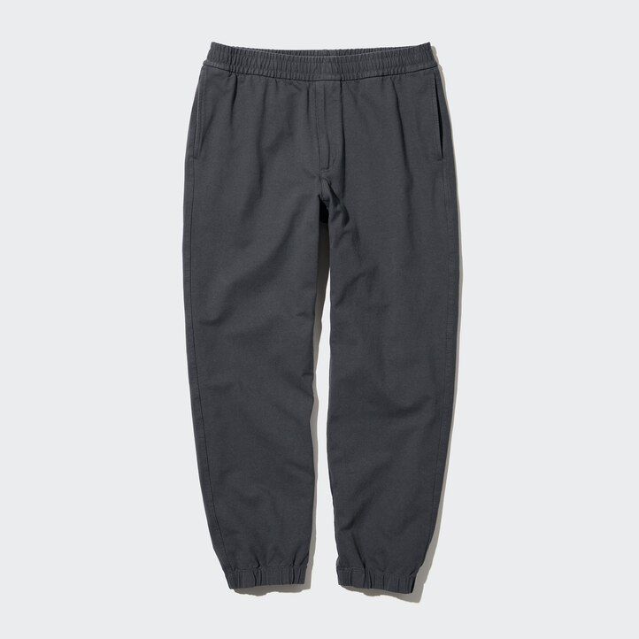 pantalones deportivos uniqlo beige de jersey lavado hasta los tobillos para hombre