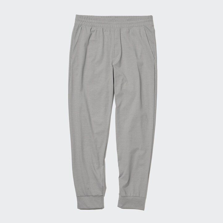 pantalones deportivos uniqlo ultra stretch dry ex para hombre gris oscuro