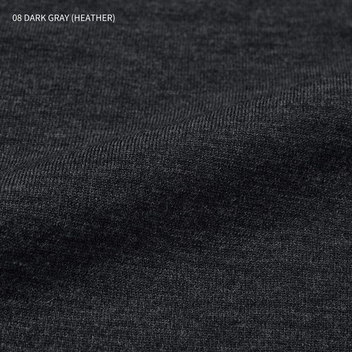 jerséis de cuello redondo de merino extrafino gris uniqlo para hombre