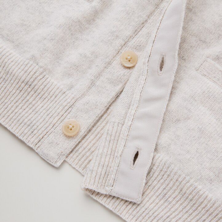 jerséis de cuello en v uniqlo premium lambswool para hombre temporada 2021 azul marino