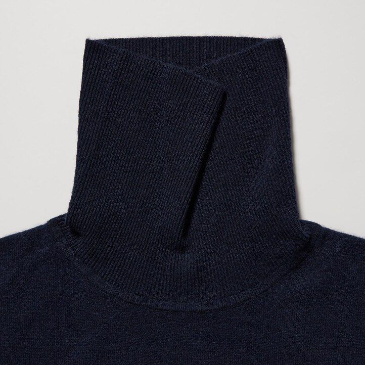suéteres uniqlo 100pctshmere para hombre en gris oscuro