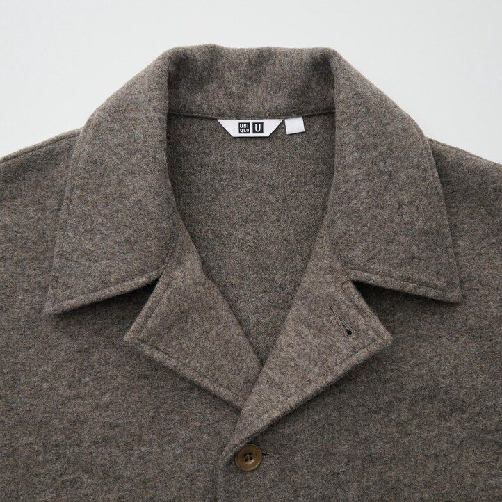 camisa de forro polar uniqlo para hombre gris