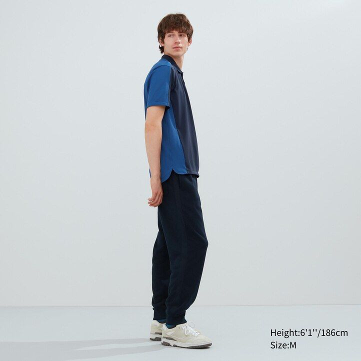 polo uniqlo dry ex gris para hombre