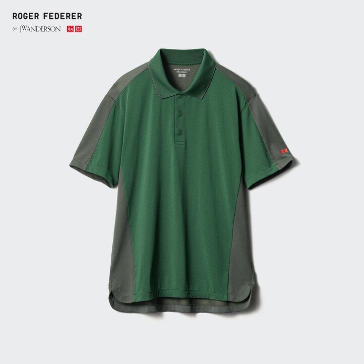 polo uniqlo dry ex gris para hombre