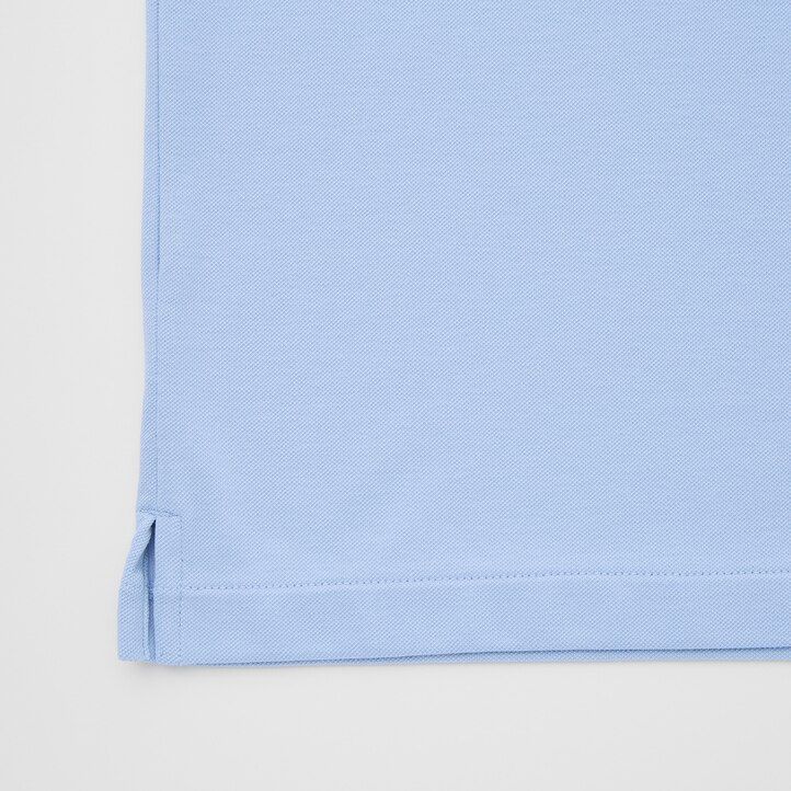 polo uniqlo airism piqué temporada 2021 hombre azul marino