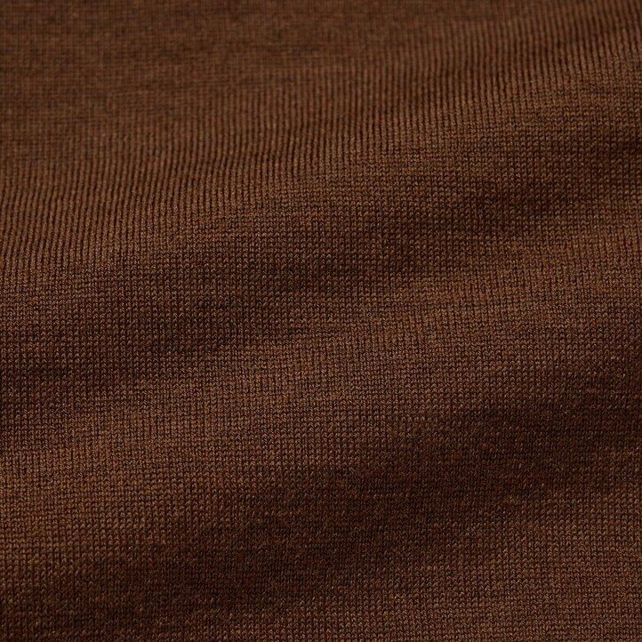 polo uniqlo negro con mangas de punto de merino extrafino 100 para hombre