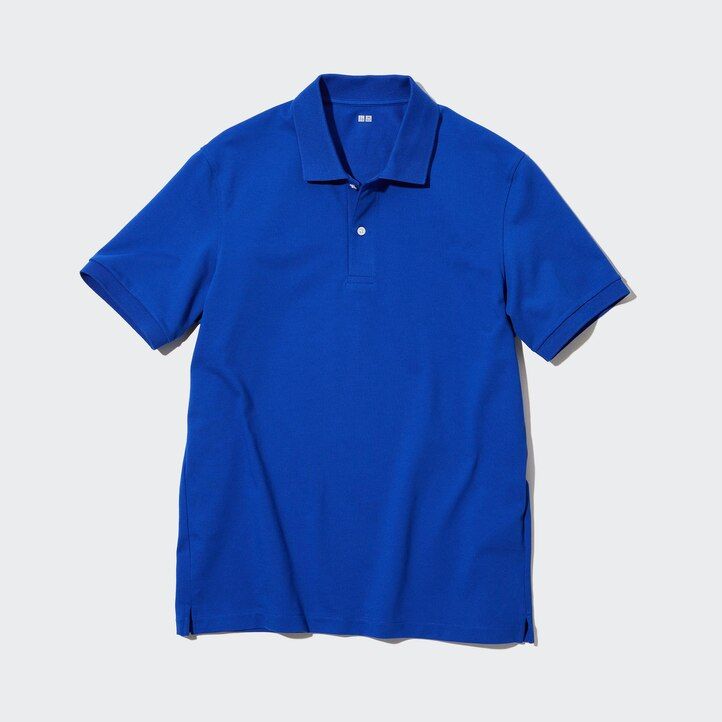 polo uniqlo dry piqué para hombre blanco