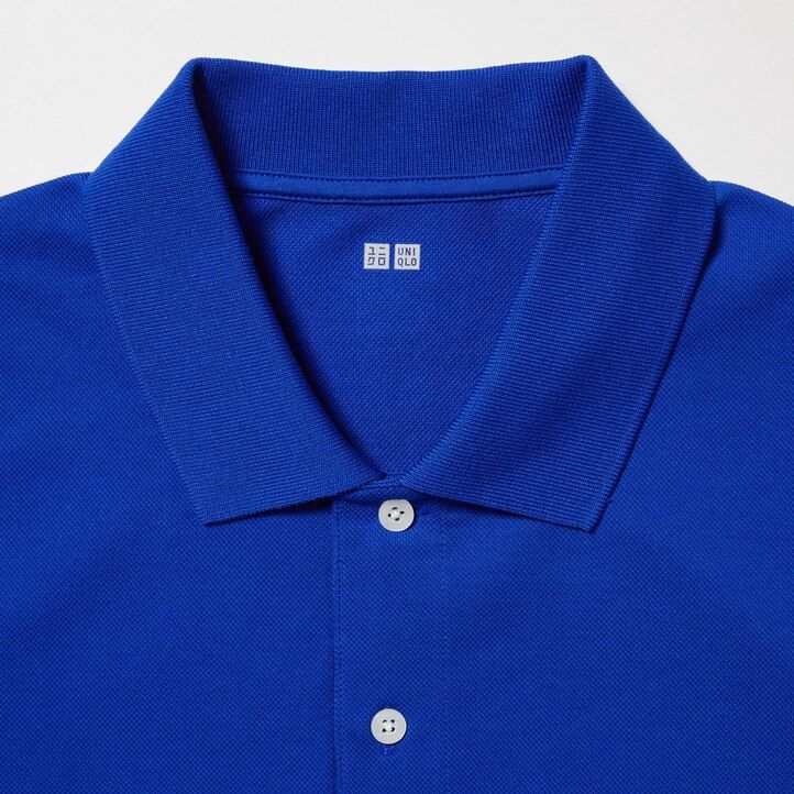 polo uniqlo dry piqué para hombre blanco