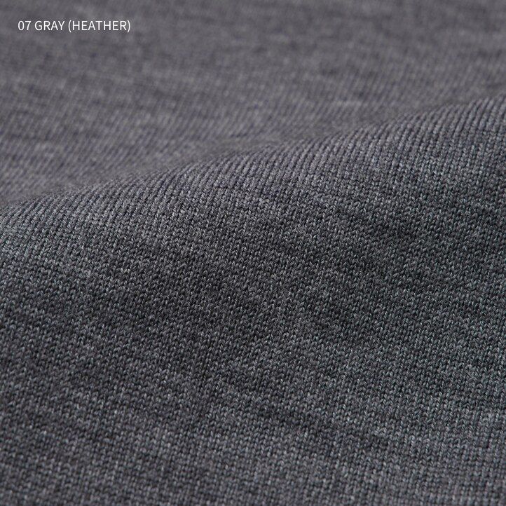 polo de punto con mangas de merino extrafino 100 uniqlo para hombre en color oliva