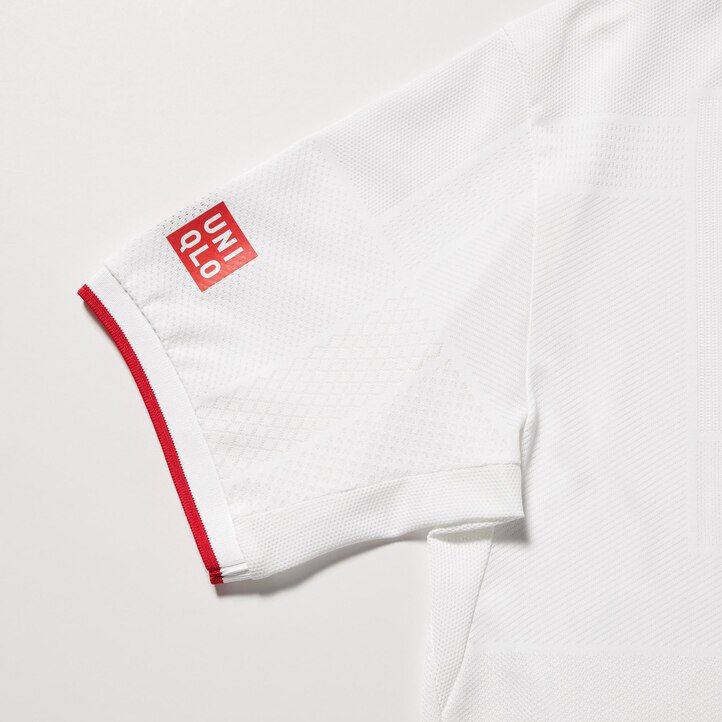 polo blanco uniqlo kei nishikori london 2022 dry ex para hombre