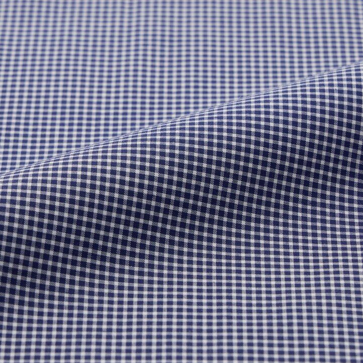 camisas uniqlo easyre stretch slim fit con cuello semicutaway a cuadros para hombre color azul marino