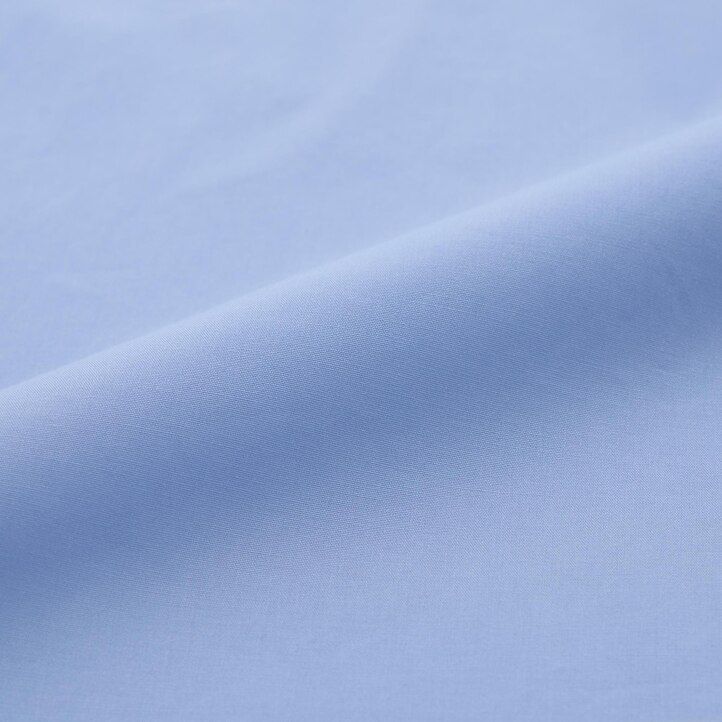 camiseta uniqlo easyre de tela ancha elástica de corte entallado para hombre cuello regular azul