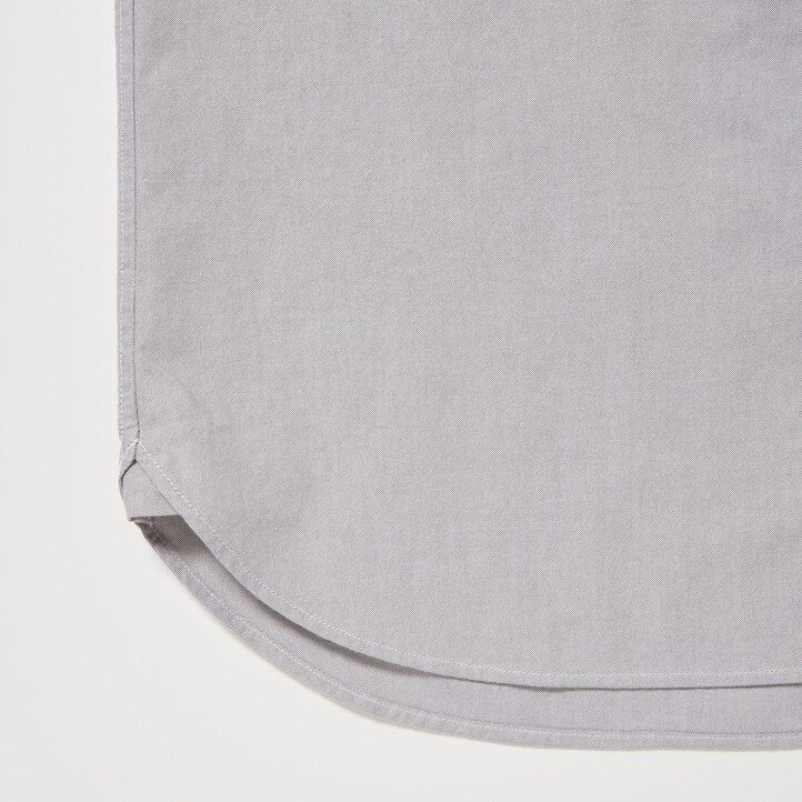 camisas oxford de corte regular uniqlo para hombre con cuello abotonado blancas