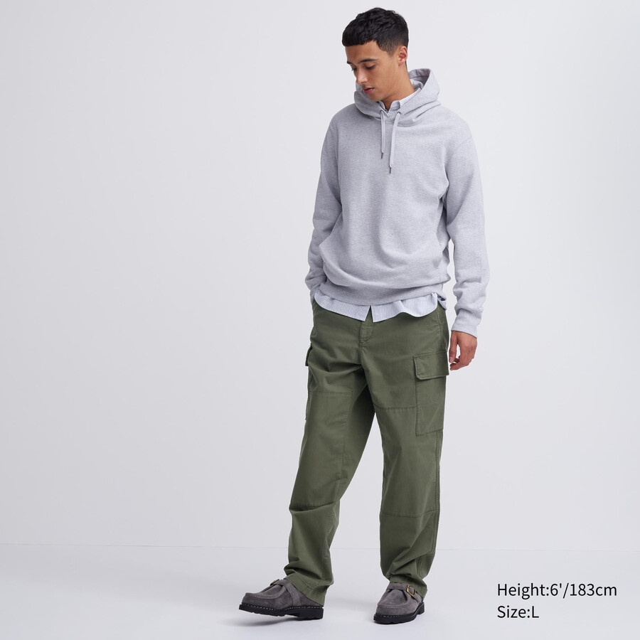 pantalones uniqlo utilityrgo para hombre color oliva