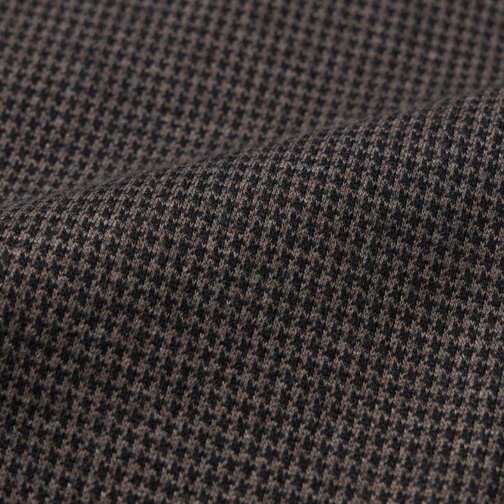 pantalones tobilleros uniqlo smart houndstooth para hombre en marrón oscuro