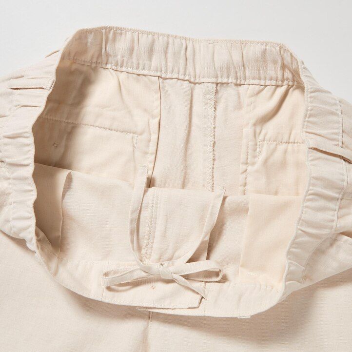 pantalones de corte relajado de mezcla de lino uniqlo para hombre en color oliva