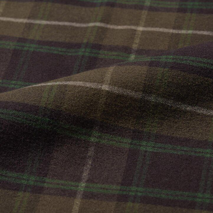 pantalones tobilleros de franela uniqlo marrón oscuro con estampado sencillo para hombre