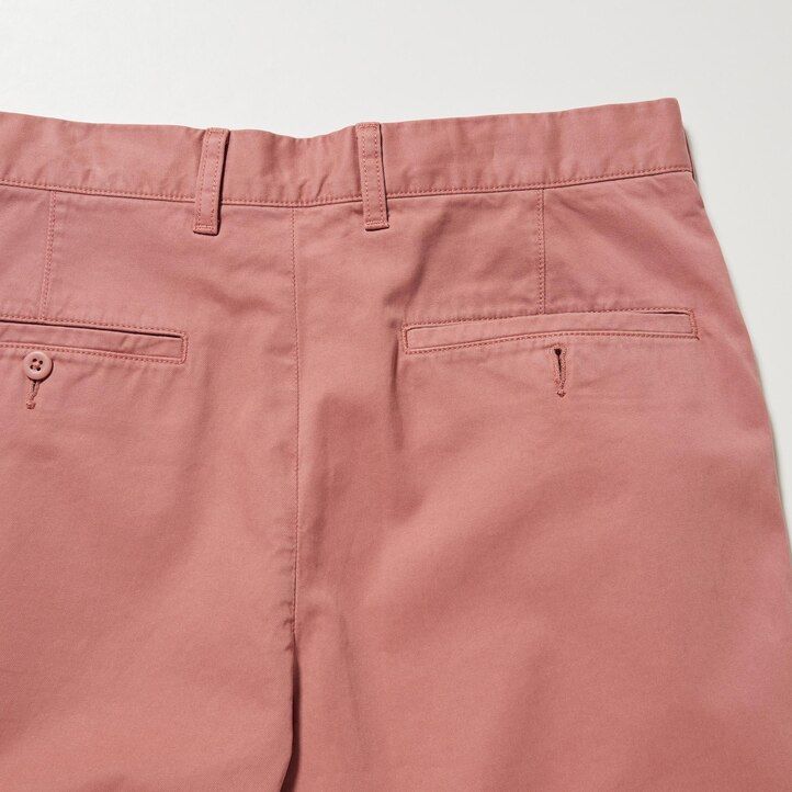 pantalones chinos rosados uniqlo para hombre