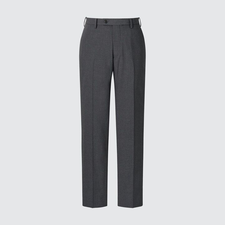 pantalones de lana ultraligeros airsense de uniqlo para hombre color azul marino