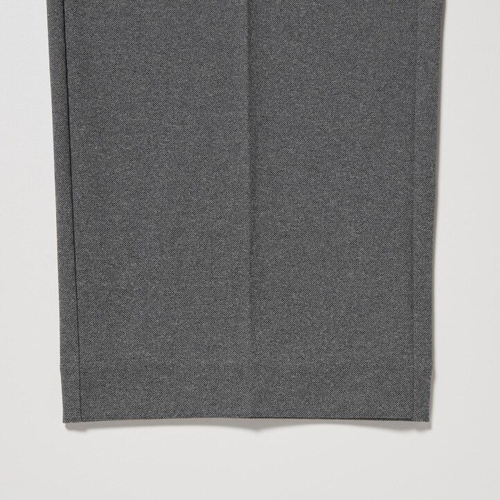 pantalones uniqlo smart ultra stretch hasta el tobillo para hombre en gris