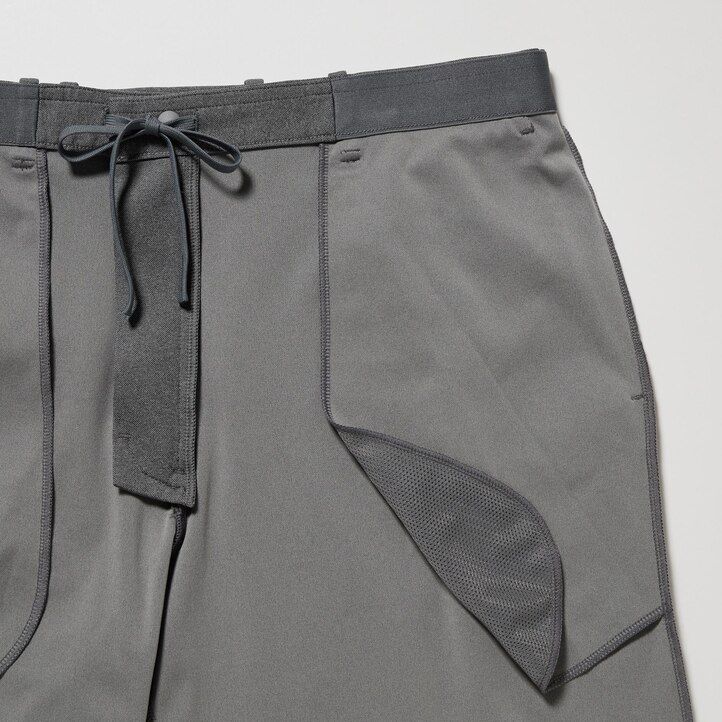 pantalones uniqlo smart ultra stretch hasta el tobillo para hombre en gris