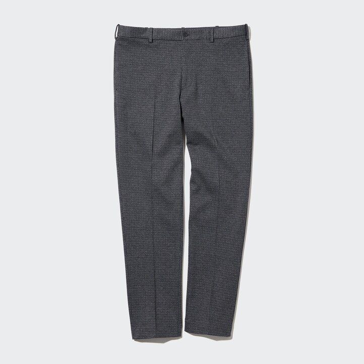 pantalones a cuadros hasta el tobillo uniqlo smart gun club para hombre en gris