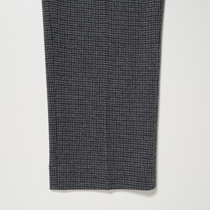 pantalones a cuadros hasta el tobillo uniqlo smart gun club para hombre en gris