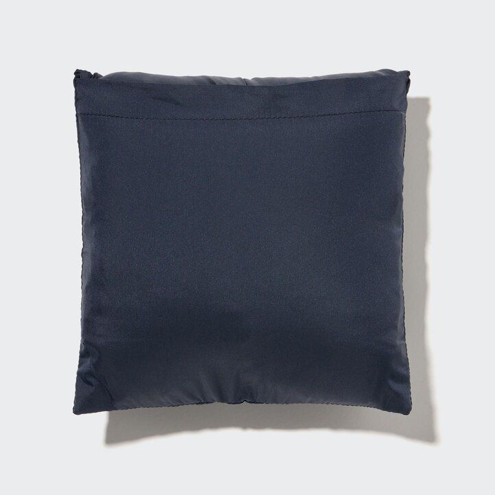 bufanda acolchada con forro heattech de uniqlo para mujer color oliva